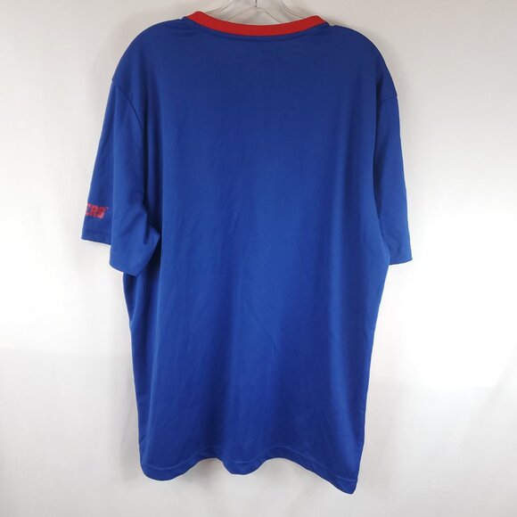 Genuine Merchandise Baseball Jersey Texas Rangers Blue Red T Jersey Shirt XL - Picture 10 of 11